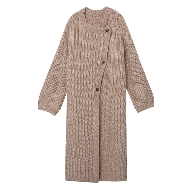 Ilana long textured pattern knit coat – image 3