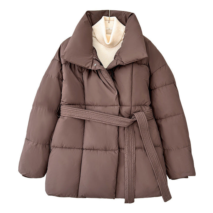 Charlie belted short puffer jacket – image 5