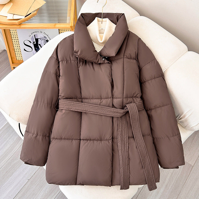 Charlie belted short puffer jacket – image 6