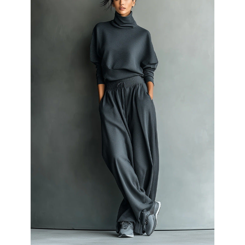 Miranda roll neck sweater and wide leg pants set – image 7