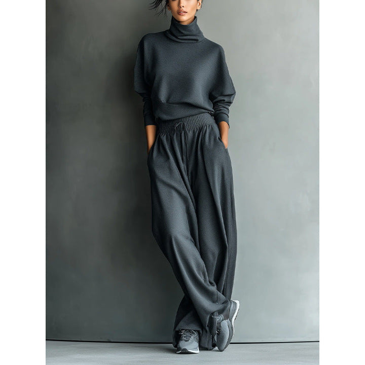 Miranda roll neck sweater and wide leg pants set – image 7