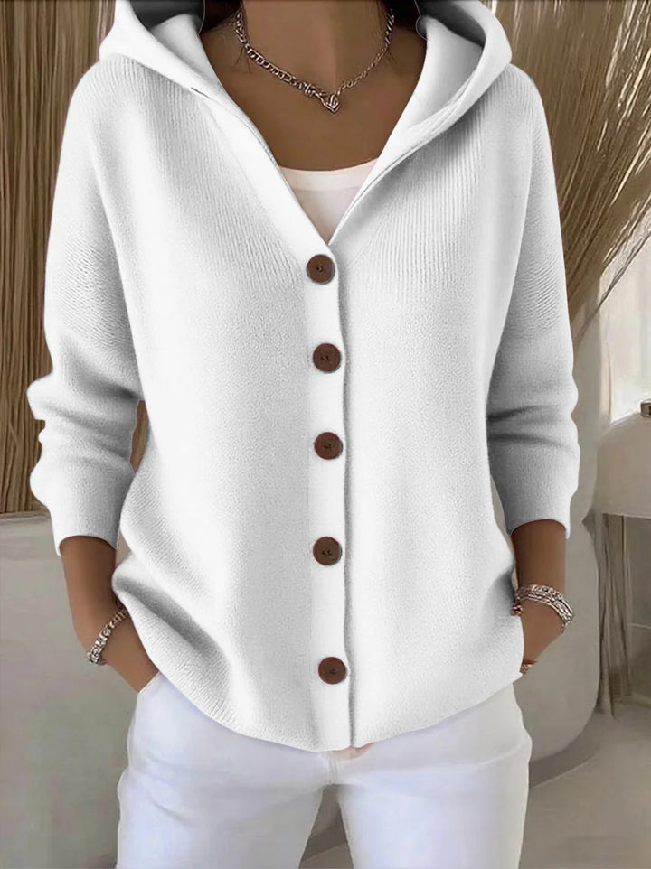 Maggie hooded open front sweater cardigan – image 5