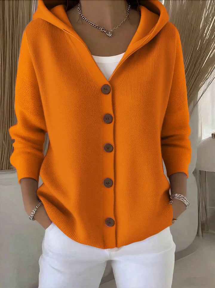 Maggie hooded open front sweater cardigan – image 6