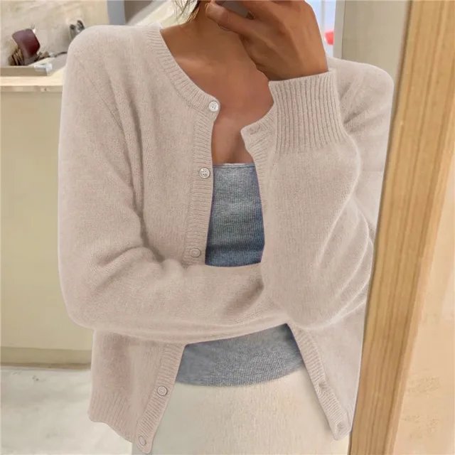 Yasmine soft knit button front cardigan – image 3