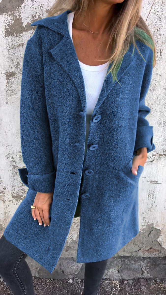 Emerson oversized wide collar wool coat – image 10