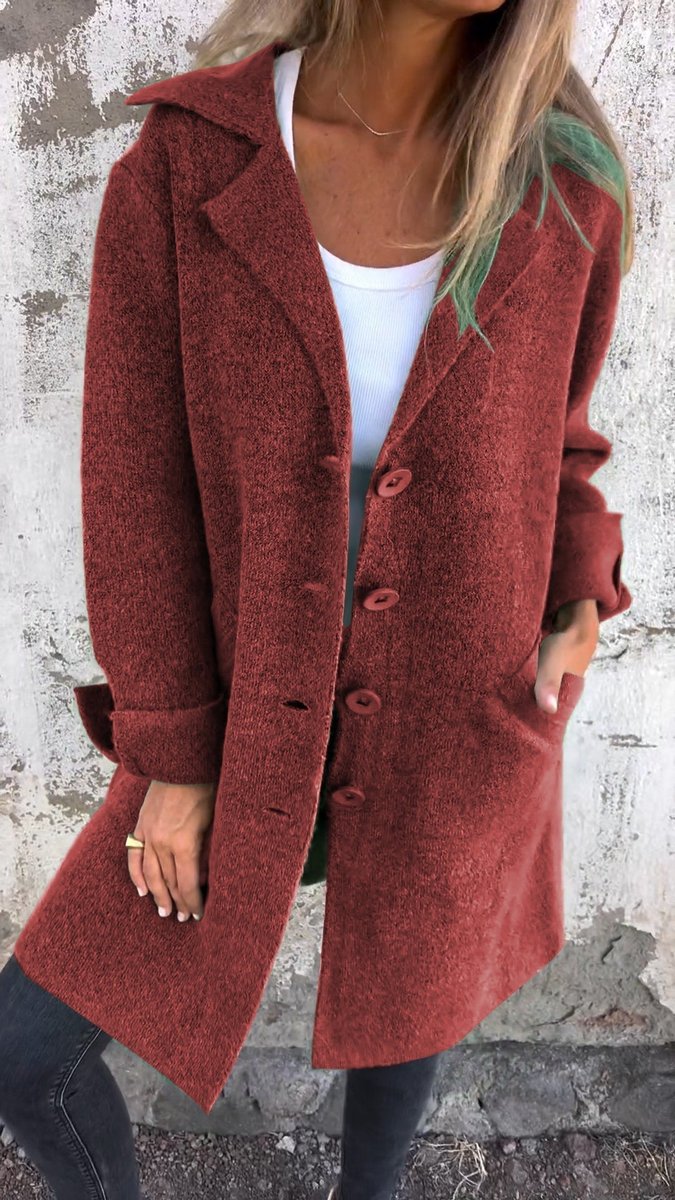 Emerson oversized wide collar wool coat – image 11