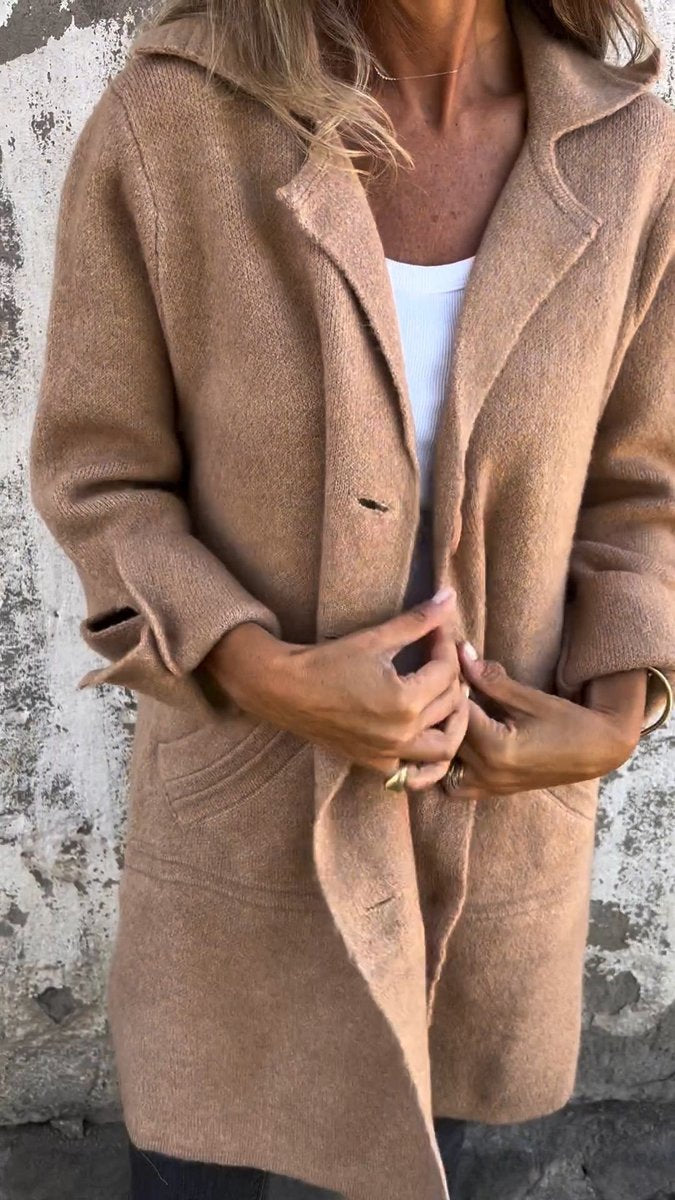 Emerson oversized wide collar wool coat – image 12