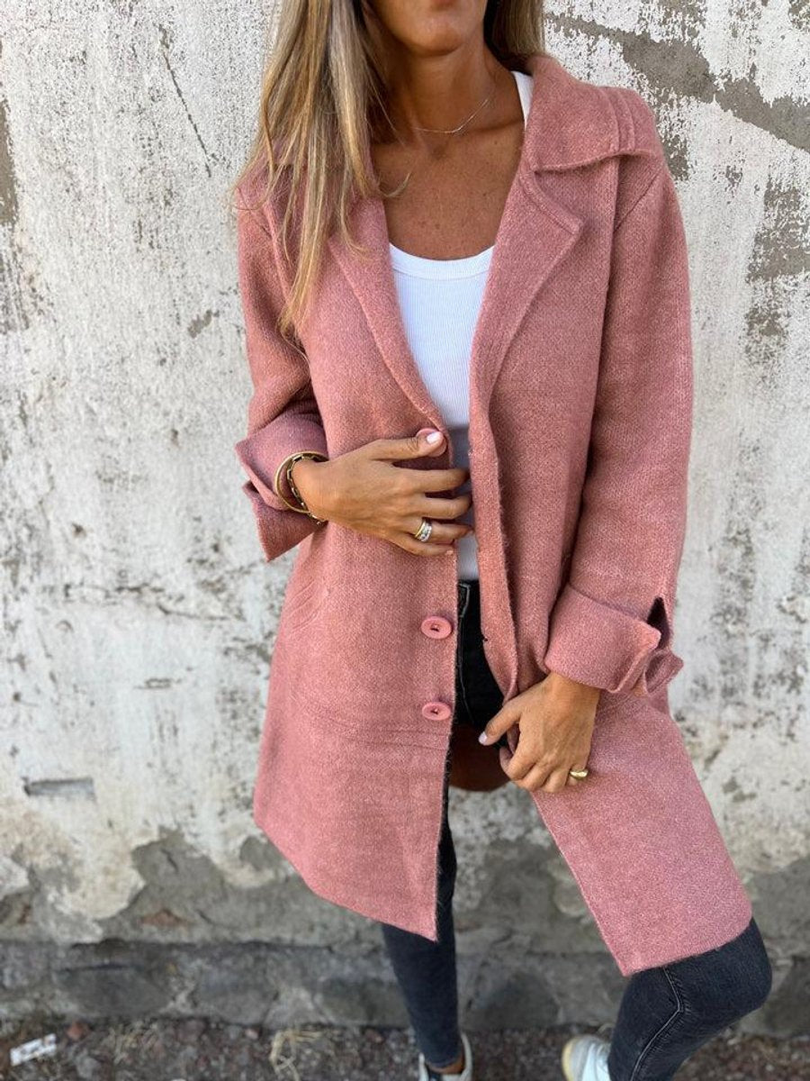Emerson oversized wide collar wool coat – image 2