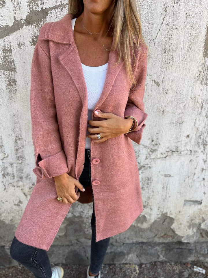 Emerson oversized wide collar wool coat – image 3
