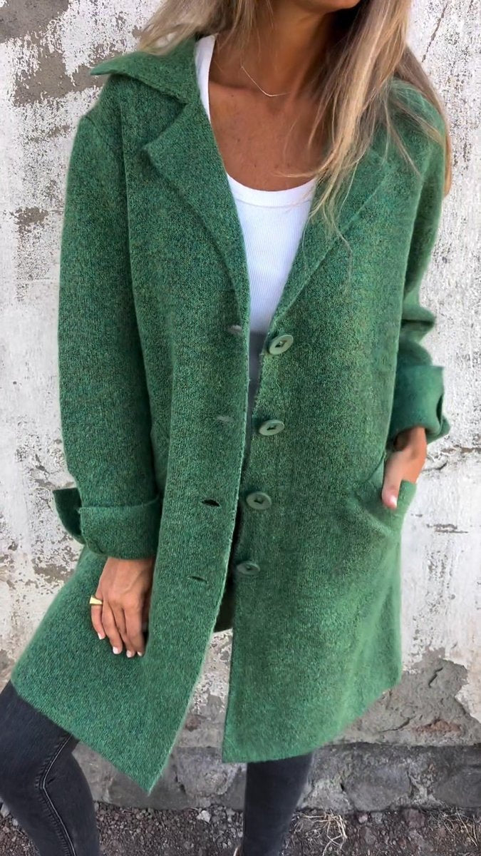 Emerson oversized wide collar wool coat – image 6