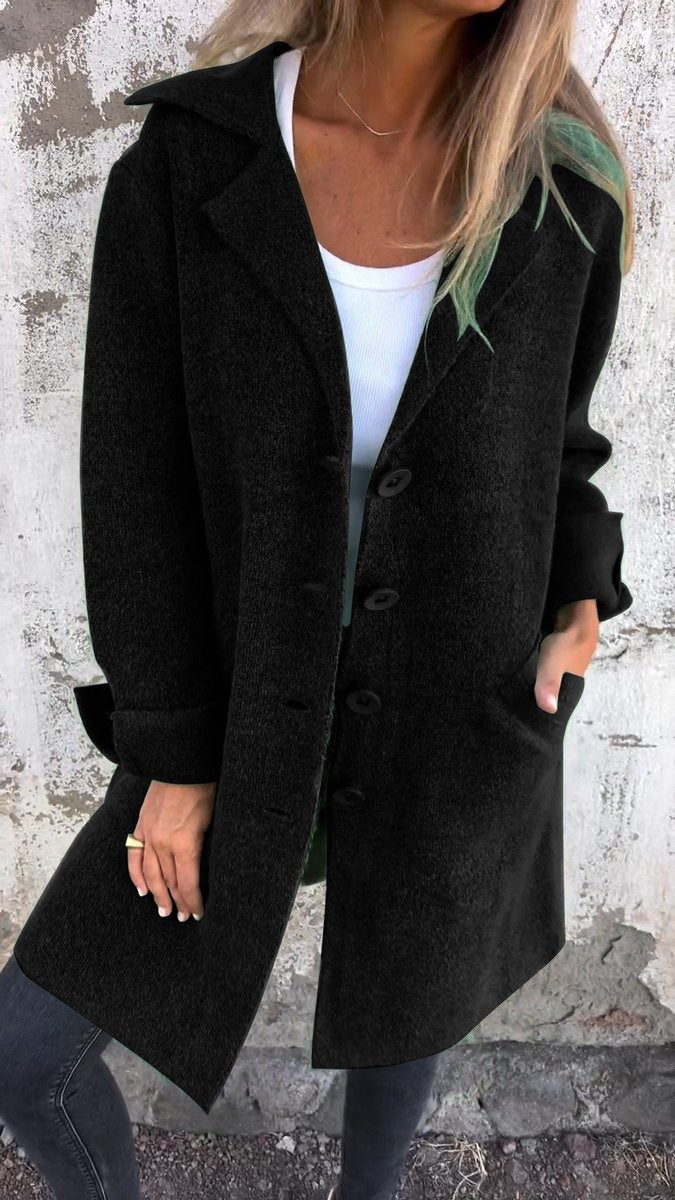Emerson oversized wide collar wool coat – image 7