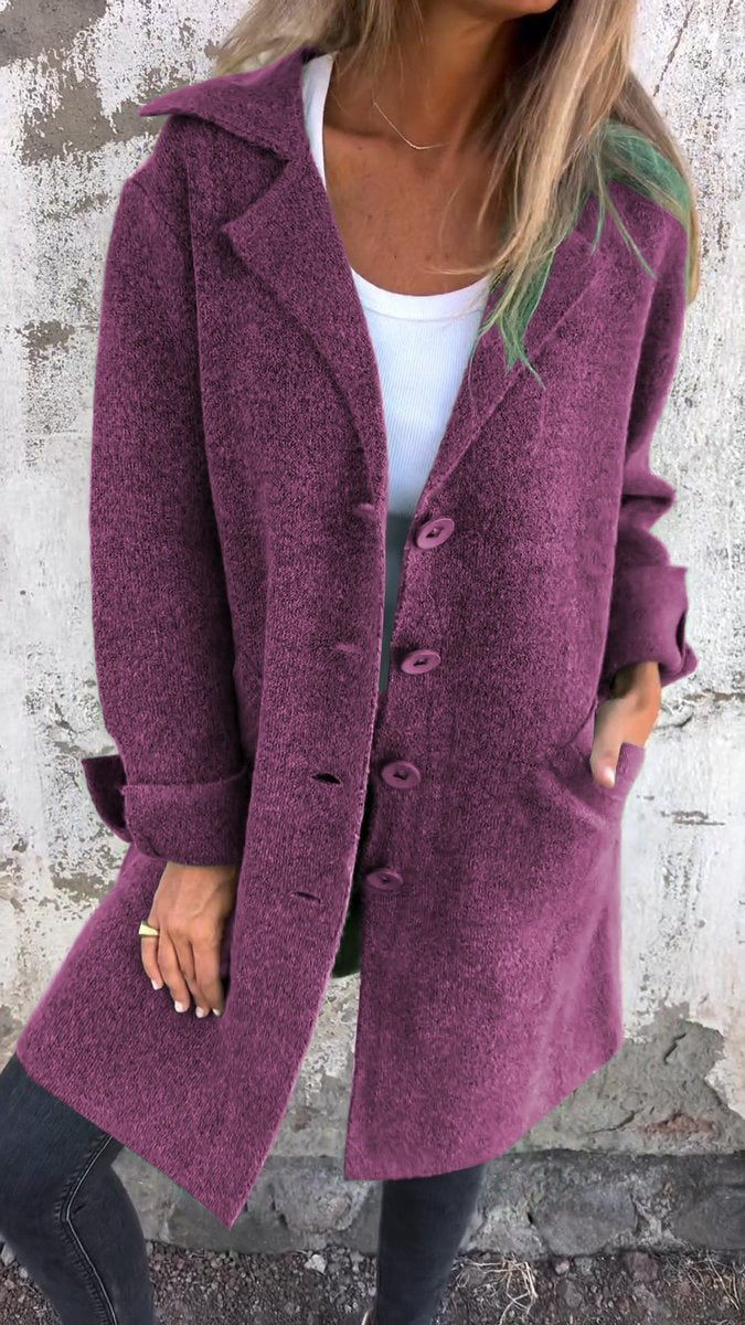 Emerson oversized wide collar wool coat – image 8