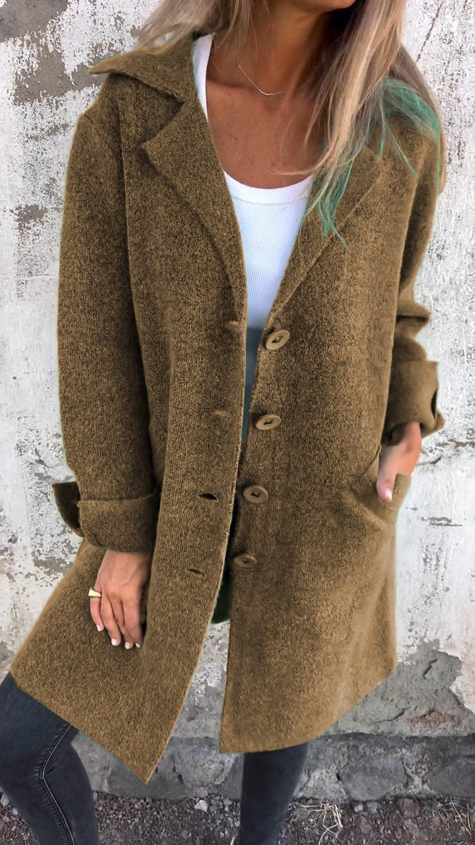 Emerson oversized wide collar wool coat – image 9
