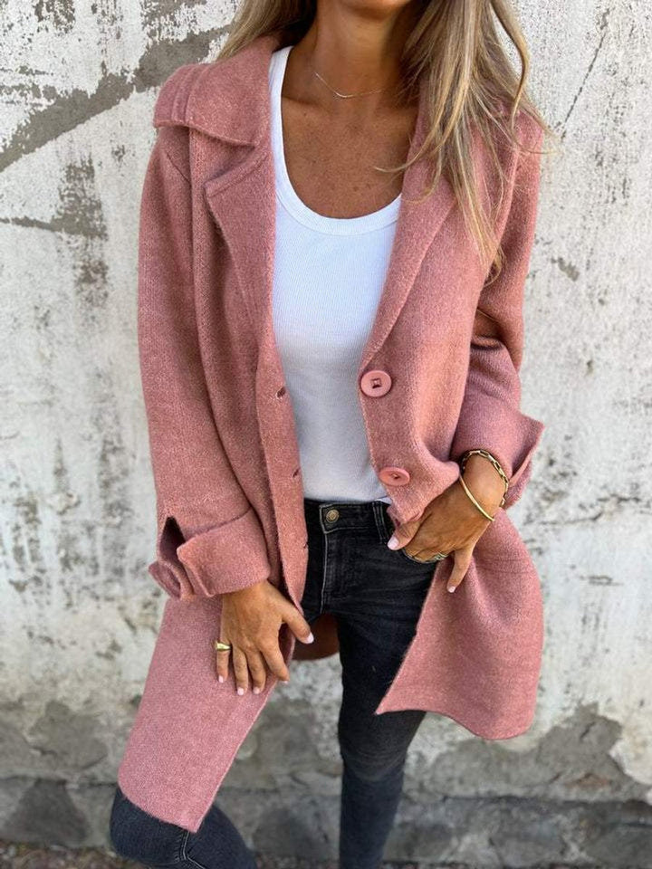 Emerson oversized wide collar wool coat