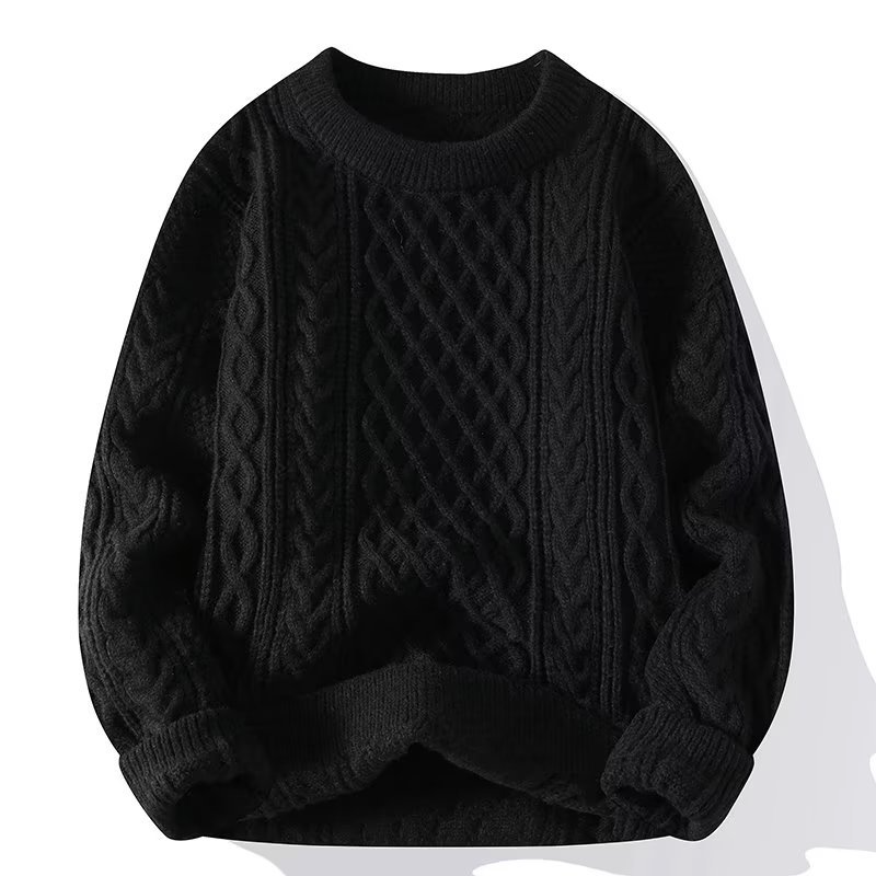 Mirabel cable knit crew neck sweater – image 2