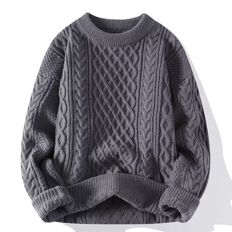 Mirabel cable knit crew neck sweater – image 4