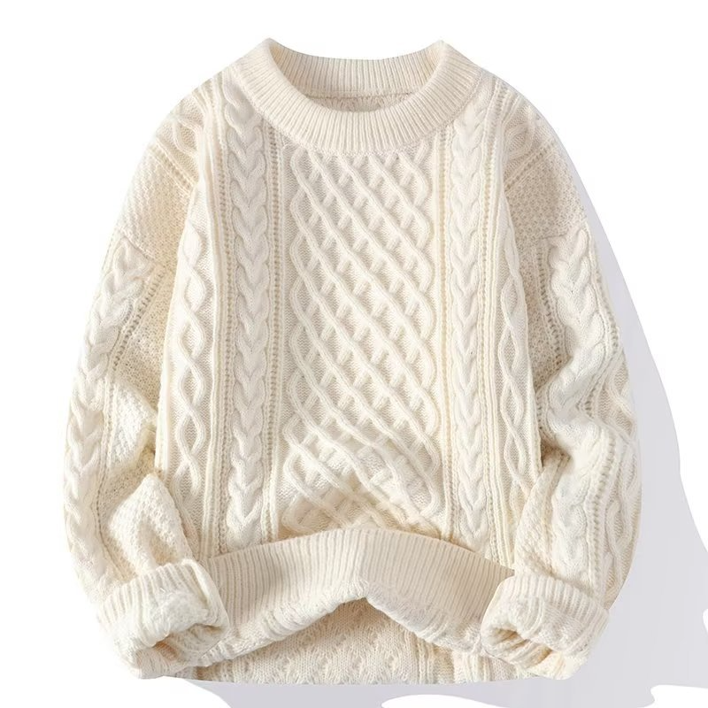 Mirabel cable knit crew neck sweater