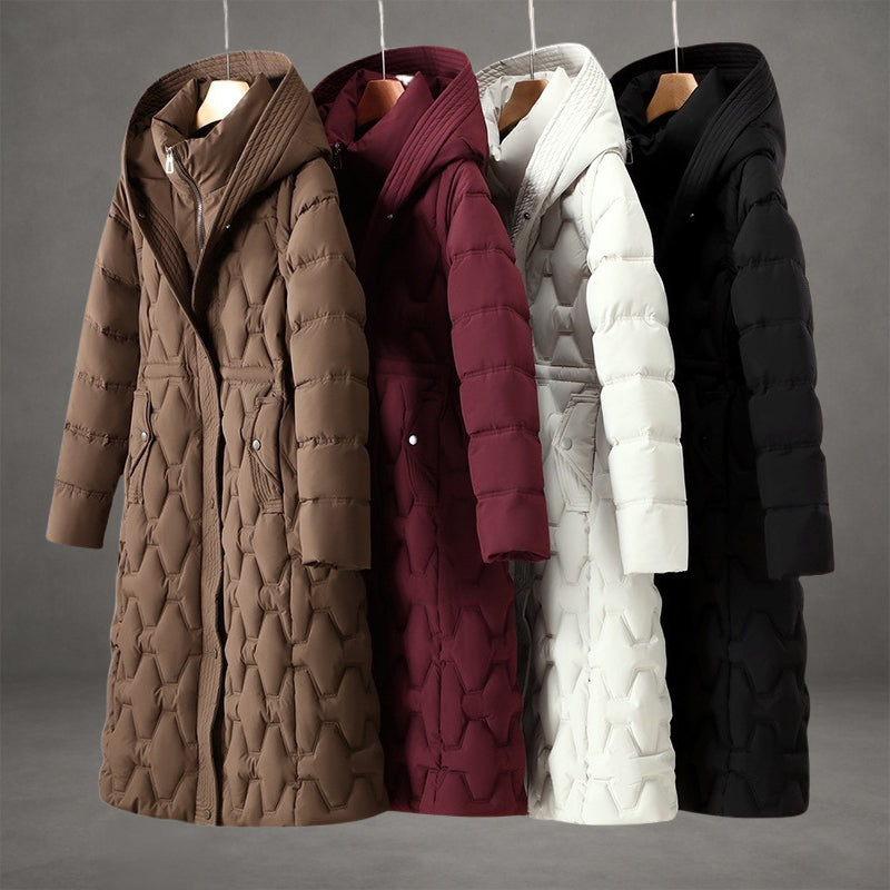 Hannah longline hooded down coat – image 9