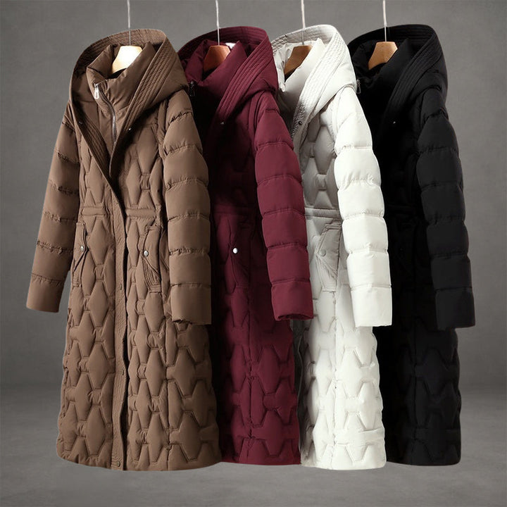 Hannah longline hooded down coat – image 9