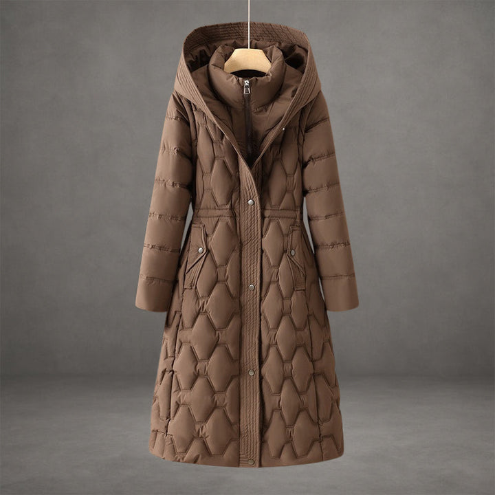 Hannah longline hooded down coat – image 3