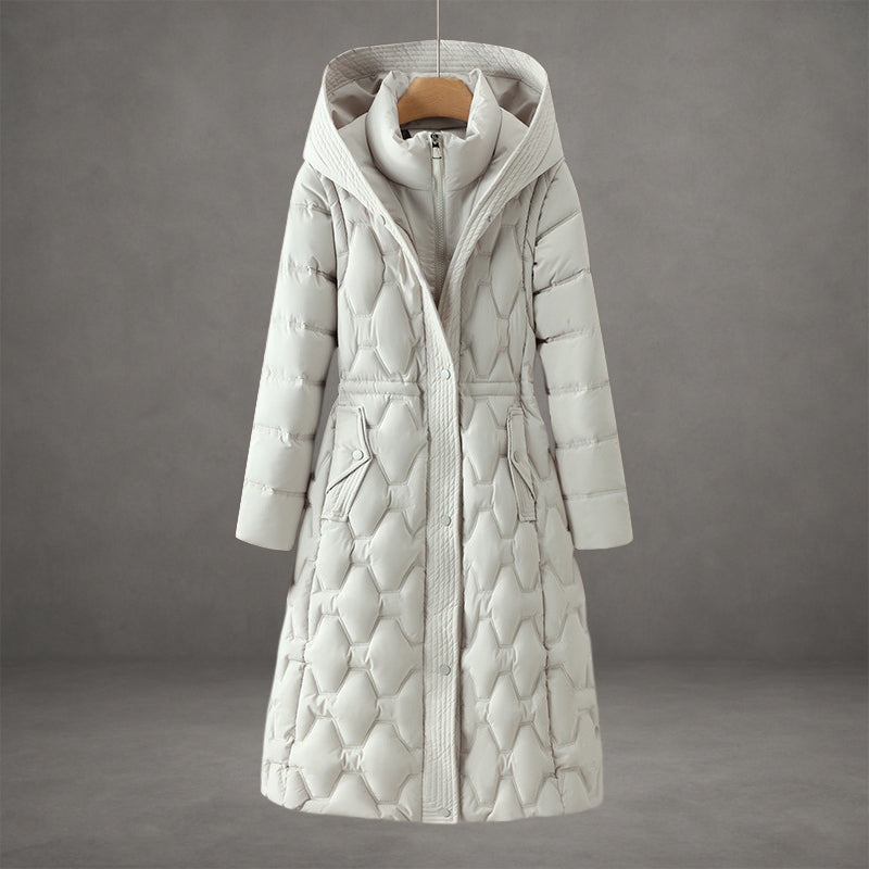 Hannah longline hooded down coat – image 2