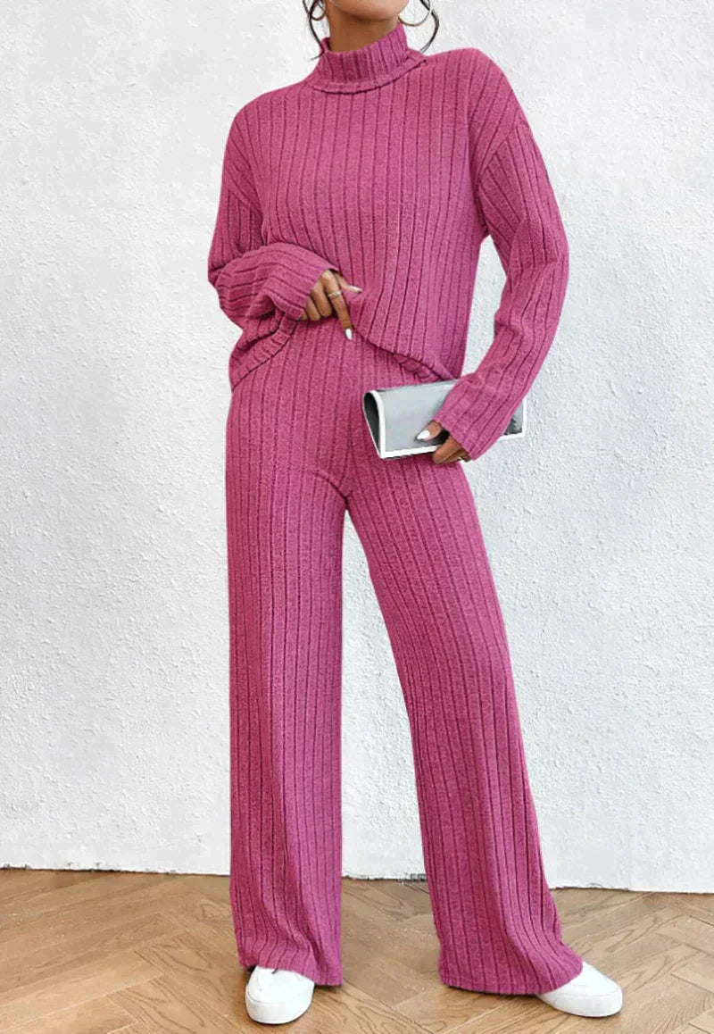 Alana two piece turtleneck knit set