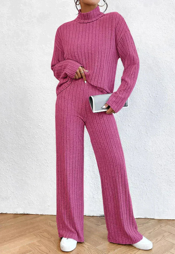 Alana two piece turtleneck knit set