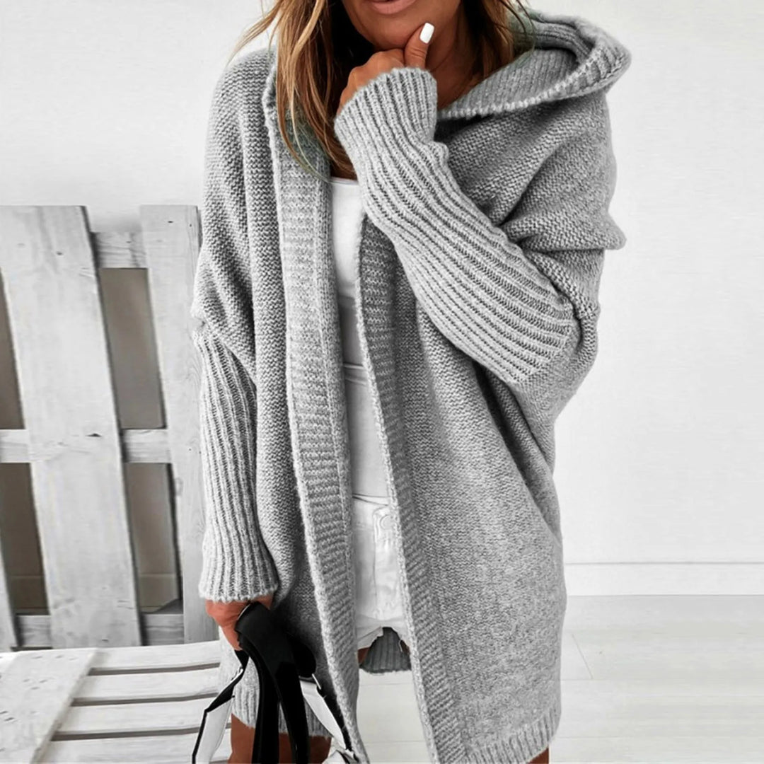 Saylor oversized hooded knit coat – image 6