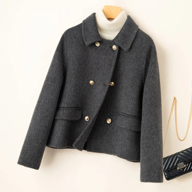Giselle short double breasted coat – image 3