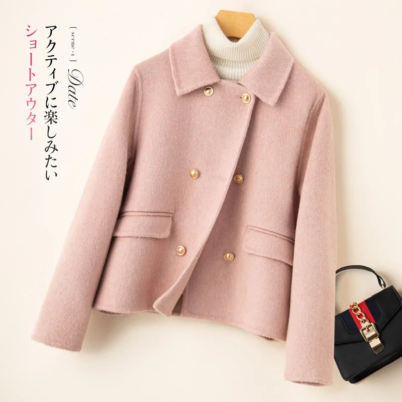 Giselle short double breasted coat – image 9
