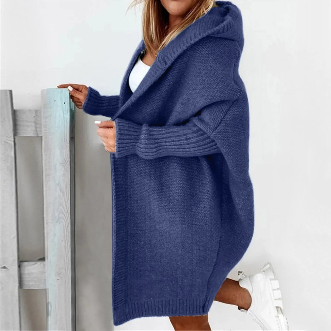 Saylor oversized hooded knit coat