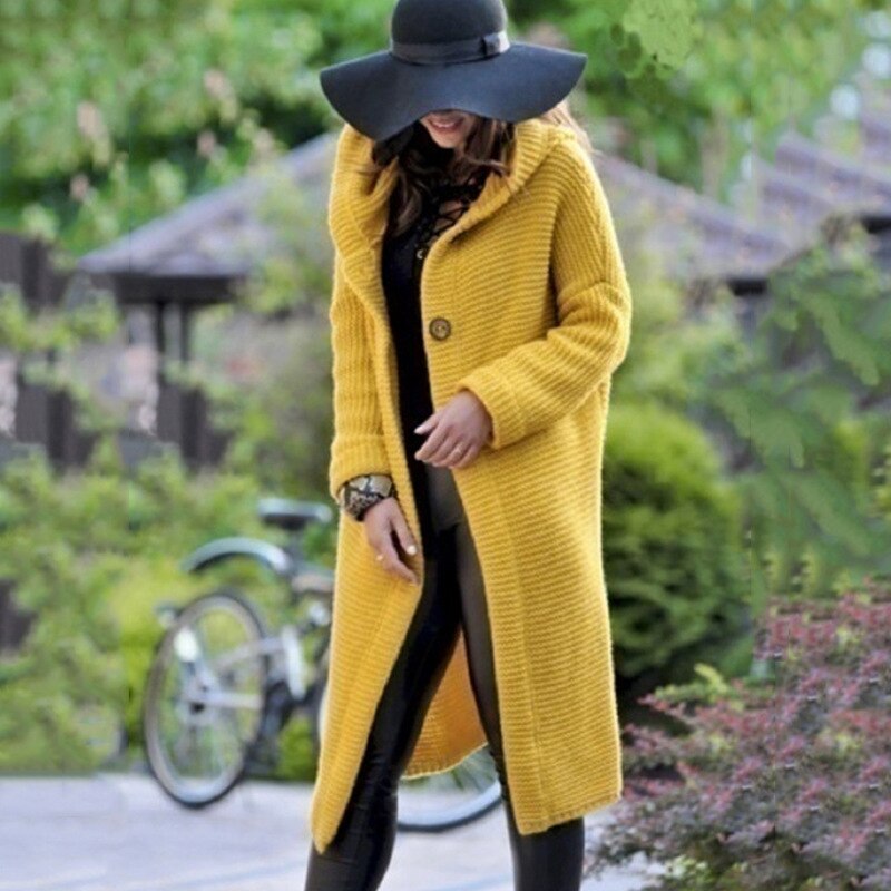 Orla hooded cardigan sweater – image 6