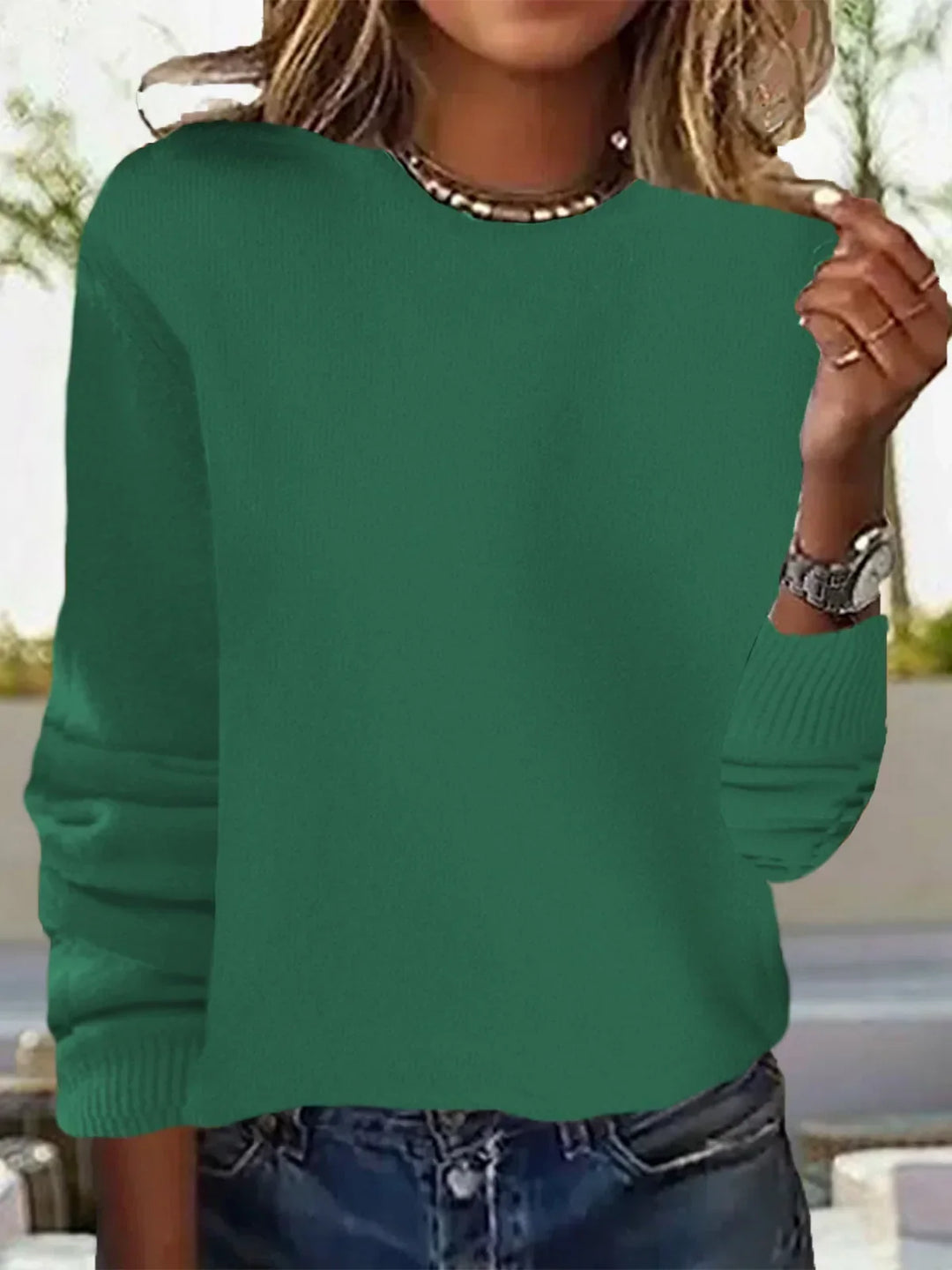 Jessica lightweight fine knit sweater – image 25