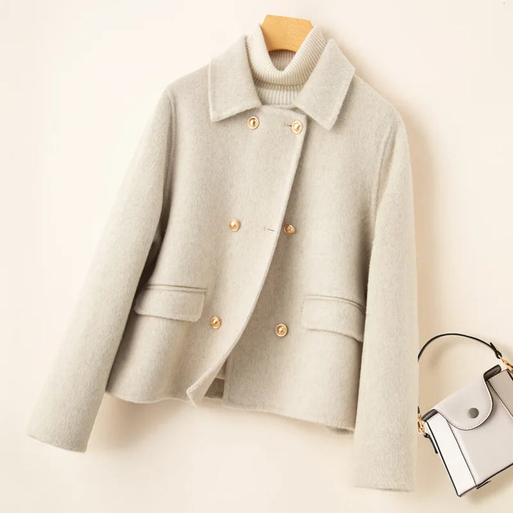 Giselle short double breasted coat – image 4