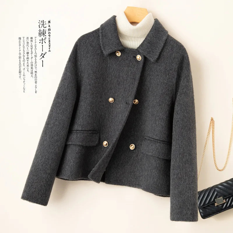 Giselle short double breasted coat – image 7