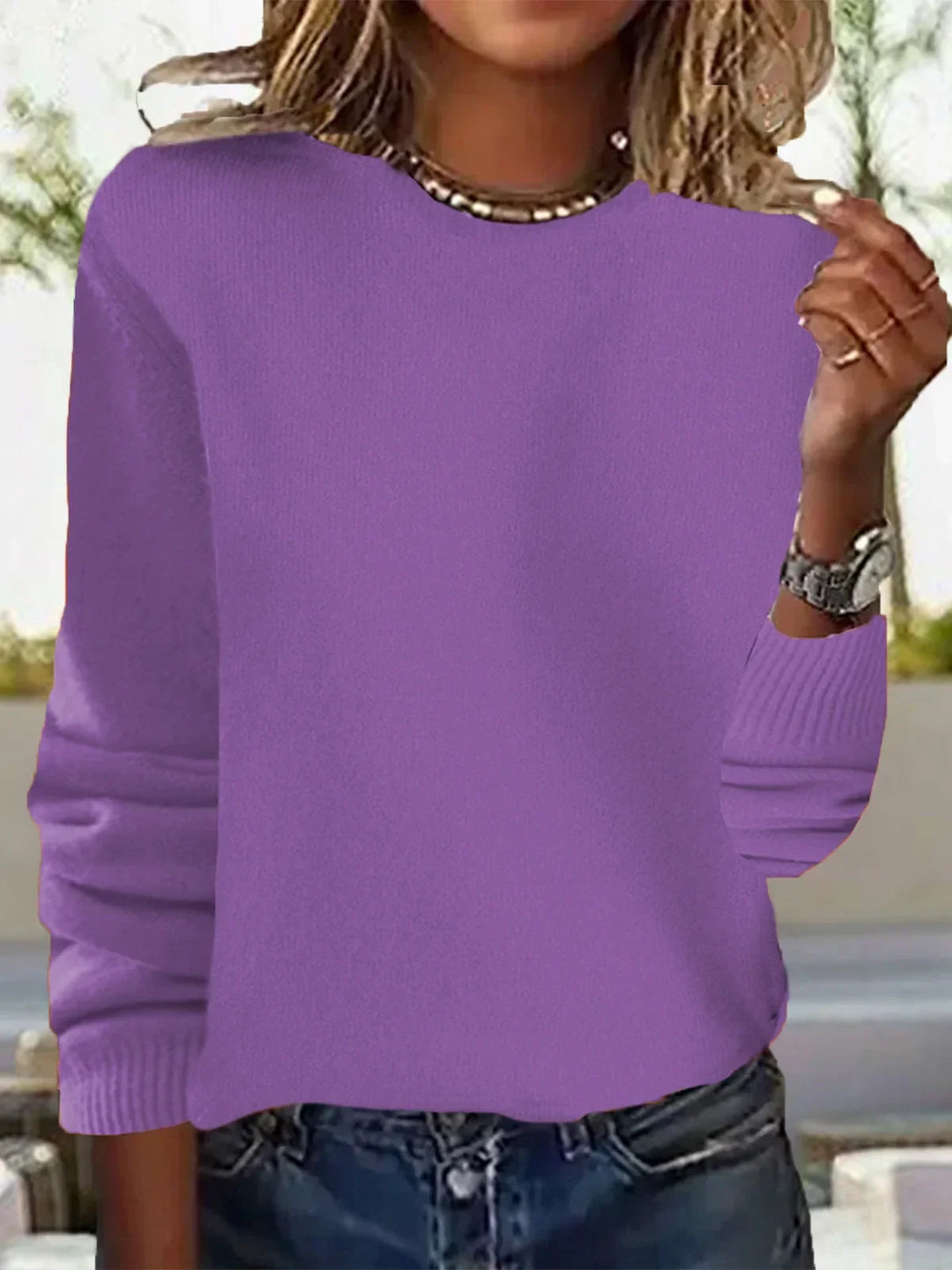 Jessica lightweight fine knit sweater – image 18