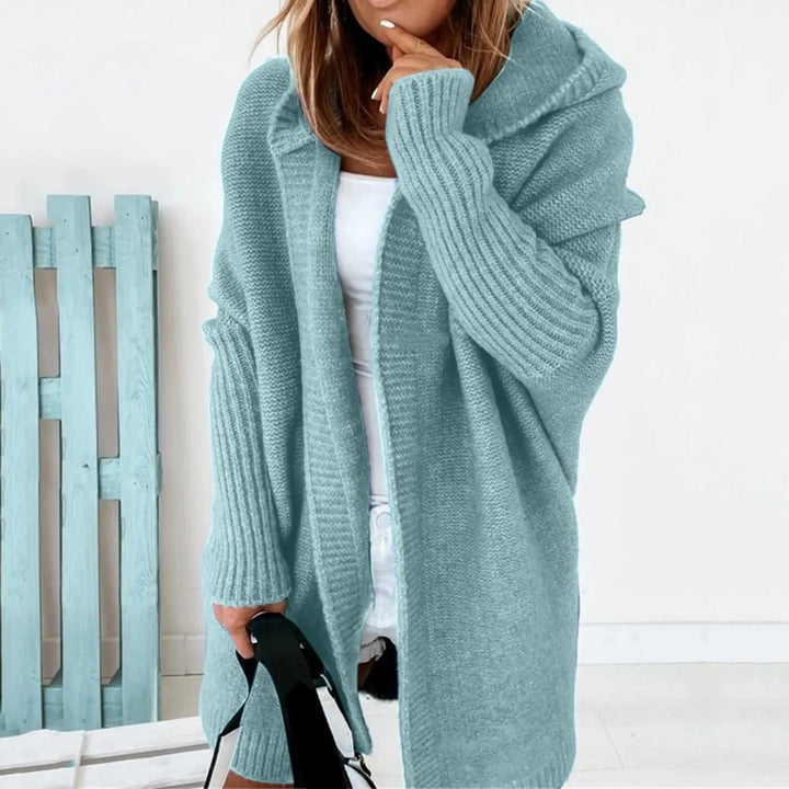 Saylor oversized hooded knit coat – image 7