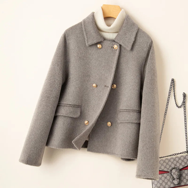 Giselle short double breasted coat – image 2