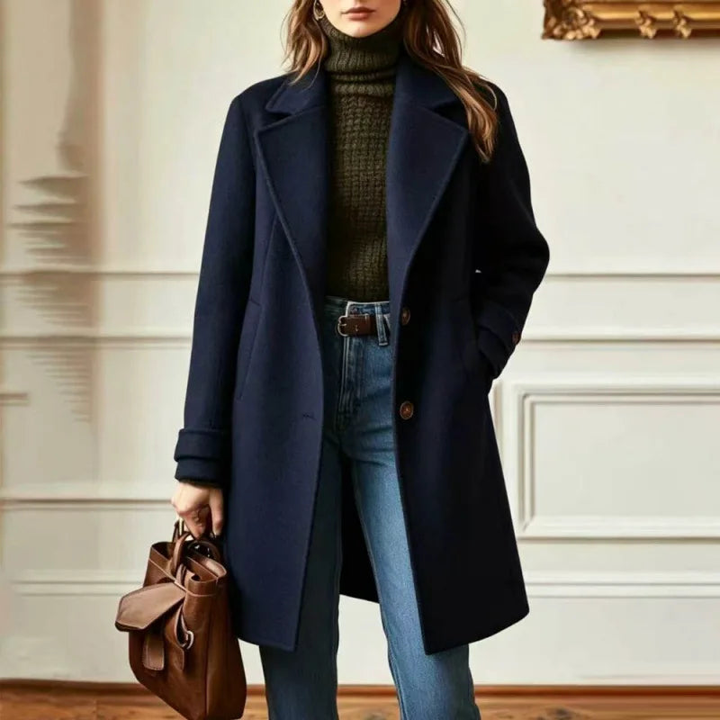 Rachel retro wool blend trench coat – image 2