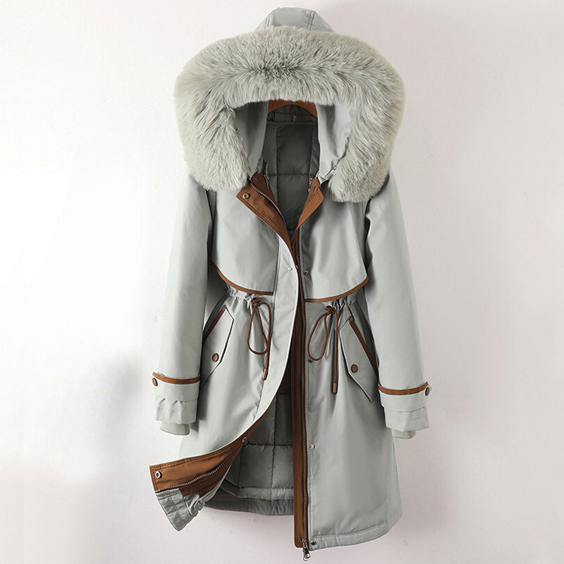 Ophelia long faux fur coat – image 4