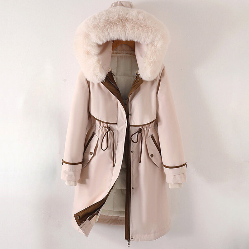 Ophelia long faux fur coat – image 2
