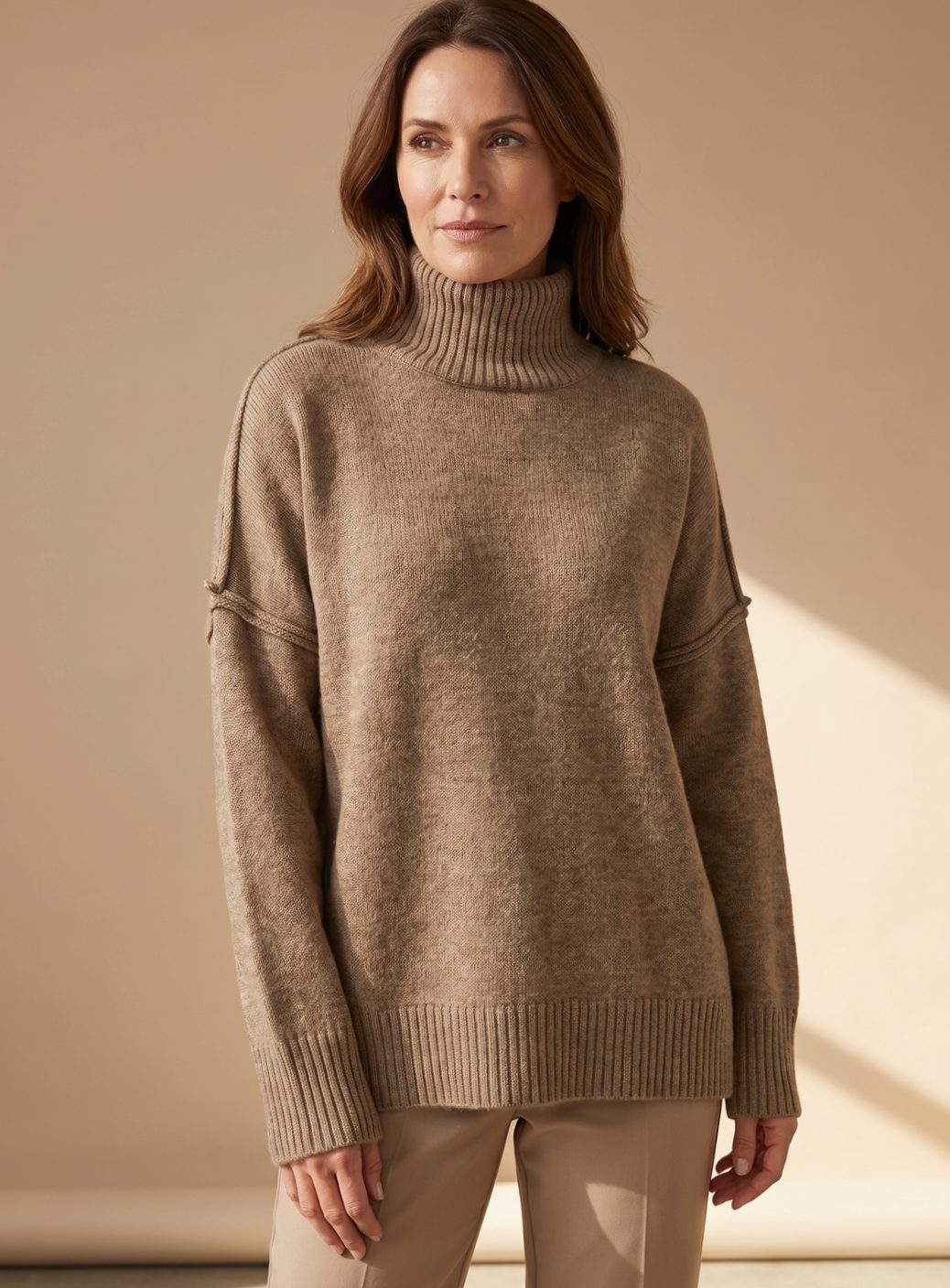 Clarisse oversized turtleneck lounge set