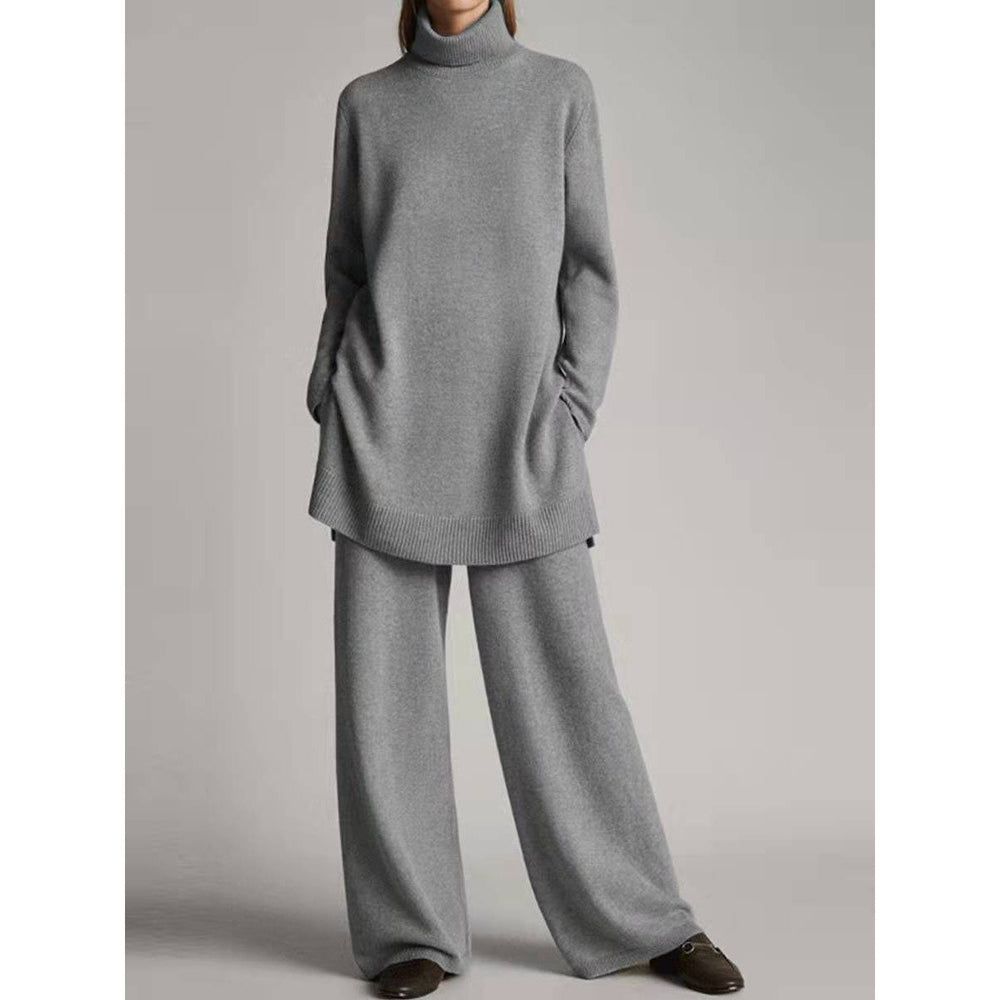 Aaliyah turtleneck knit pants set – image 2