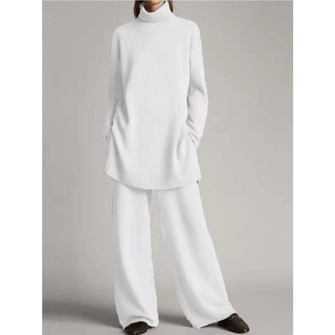 Aaliyah turtleneck knit pants set – image 4