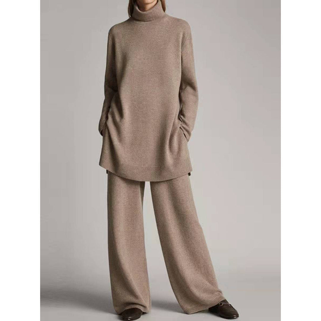 Aaliyah turtleneck knit pants set – image 7