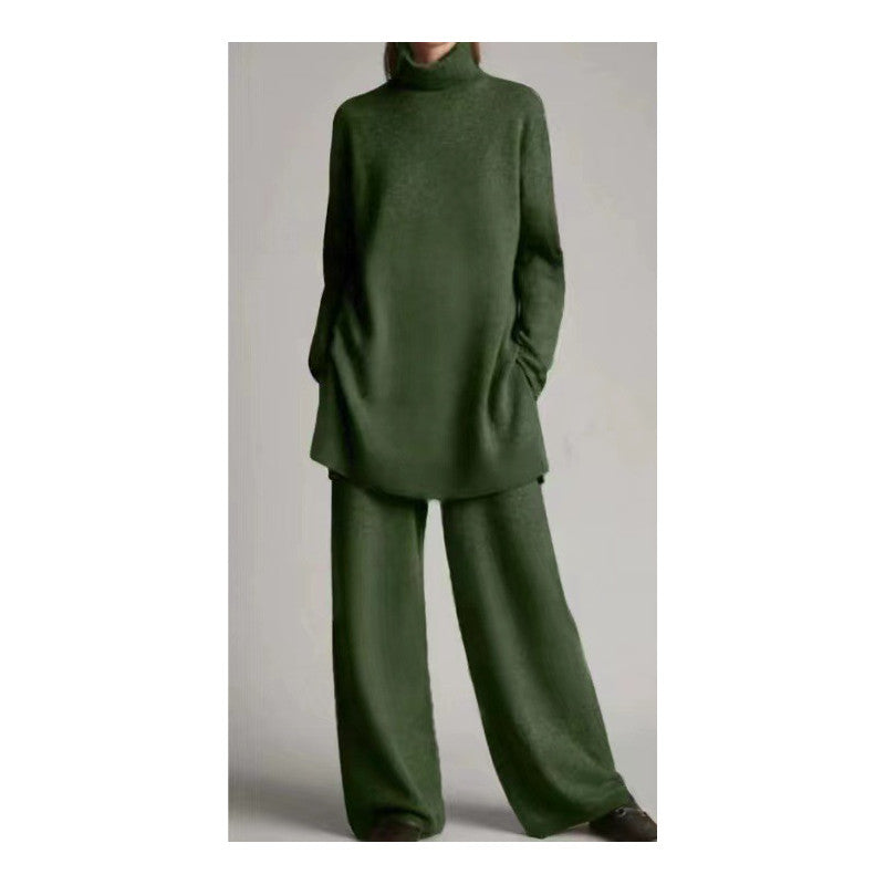 Aaliyah turtleneck knit pants set – image 8