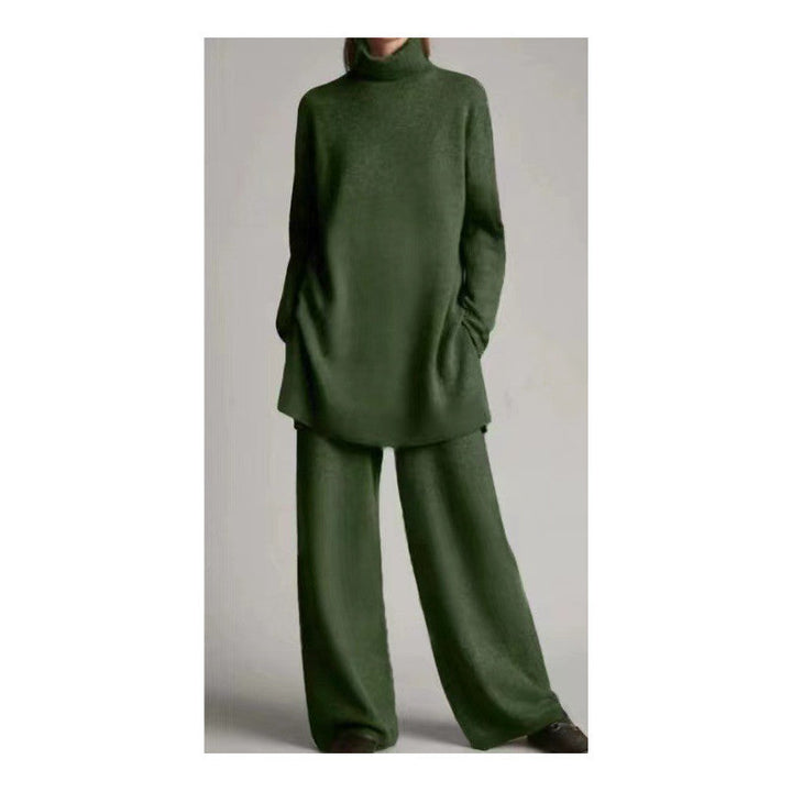 Aaliyah turtleneck knit pants set – image 8