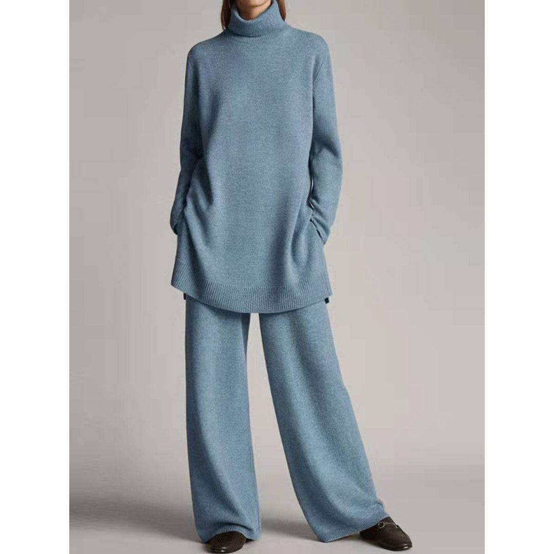 Aaliyah turtleneck knit pants set