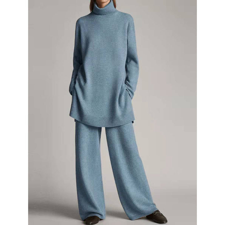 Aaliyah turtleneck knit pants set