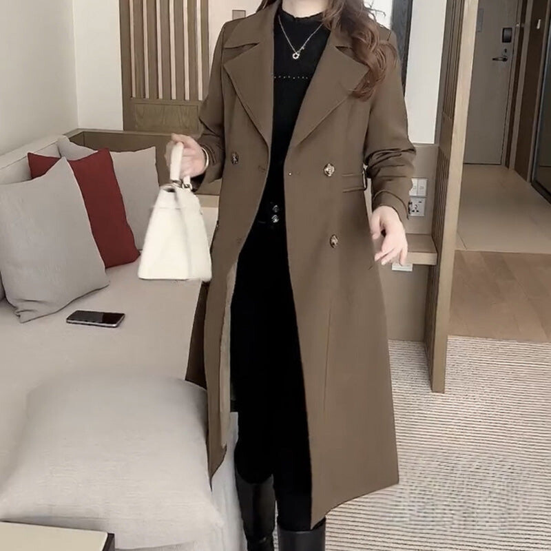 Penelope belted long trench coat – image 3